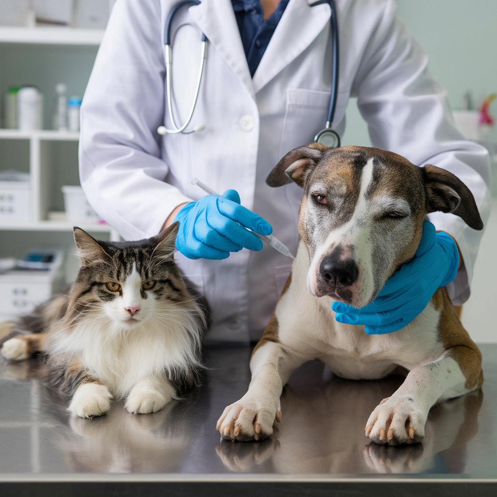 A importância das vacinas para cães e gatos.